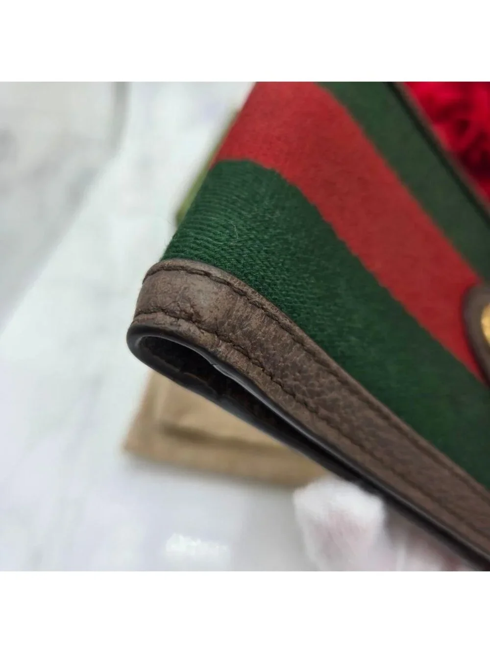 Gucci Fold Wallet Sherry Line GG